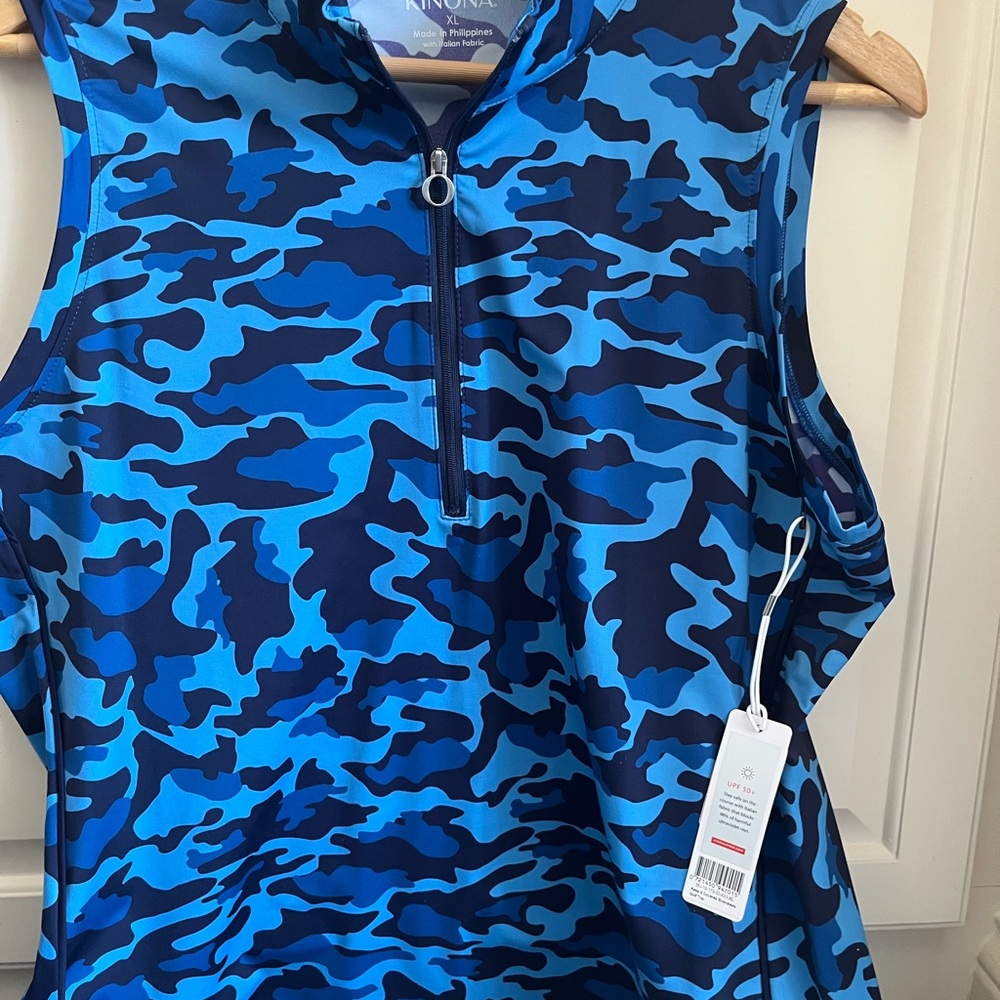 XL Kinona Keep It Covered Sleeveless Golf Top